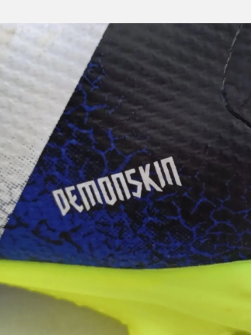 Adidas‎ Mens 11 Predator Demonskin Neon Green Blue Black Football Soccer Cleats